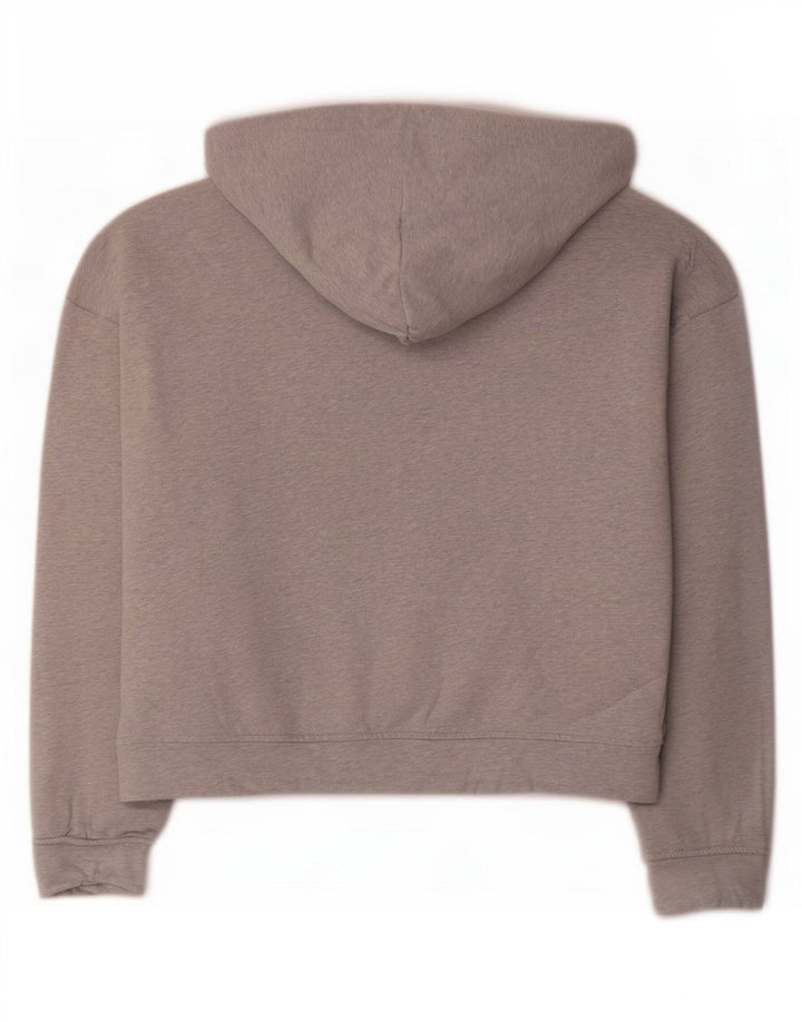 Damska bluza z kapturem Hugo Boss Graphic Oversize UK 14, średnia szarość