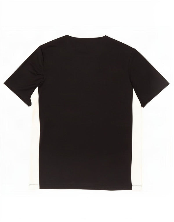 Męska koszulka Adidas Aeroready Top, mała, czarna, z poliestru z blokami kolorów