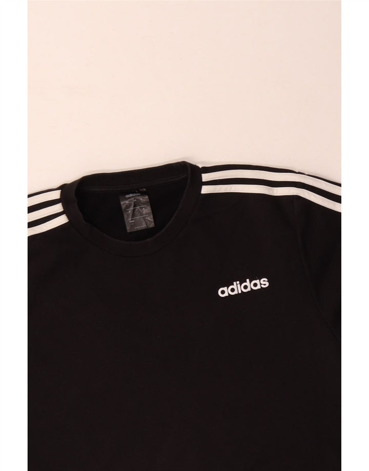 Bluza męska ADIDAS, mała, czarna, bawełniana