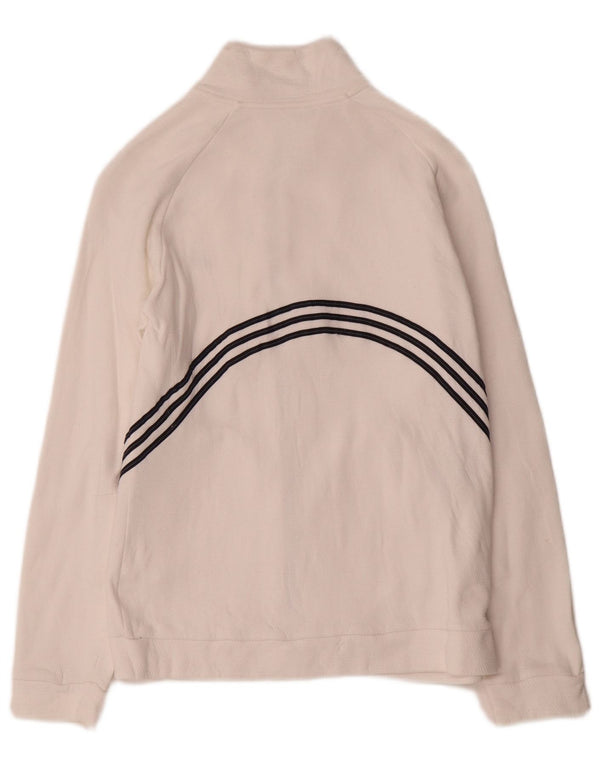 Damska kurtka dresowa Adidas Regular Fit UK 12 w średnie białe paski
