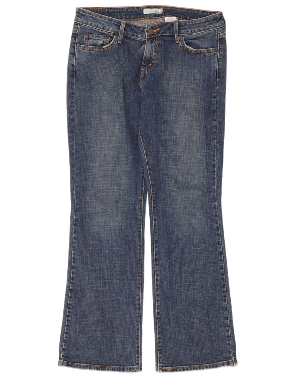 Damskie jeansy Levi's 545 Low Bootcut US 12 Large W34 L31 Niebieska bawełna