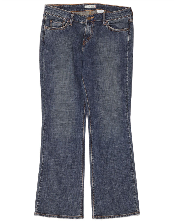 Damskie jeansy Levi's 545 Low Bootcut US 12 Large W34 L31 Niebieska bawełna