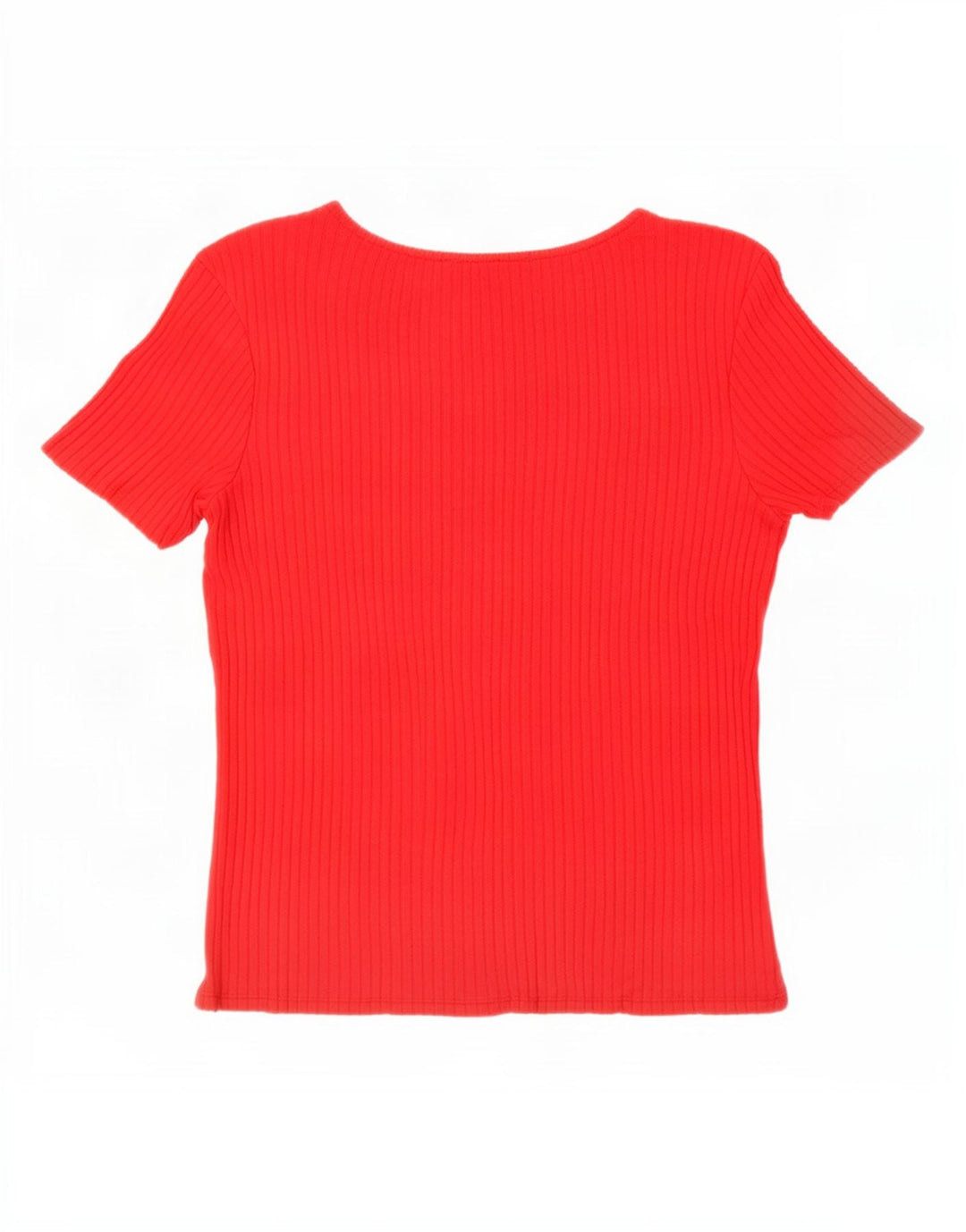 T-shirt damski Zara Top UK 12 Medium Red Wiskoza