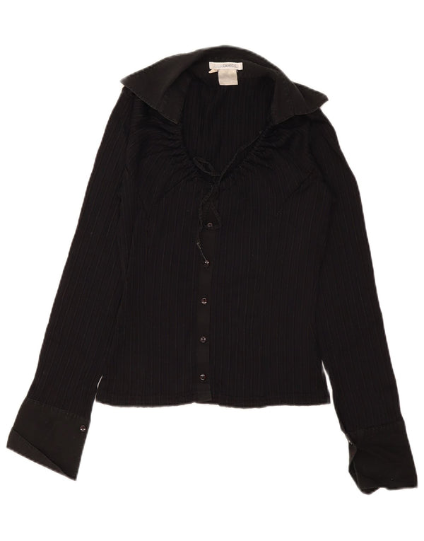 Damska bluzka koszulowa Naracamicie UK 10 Small, czarna, poliamidowa