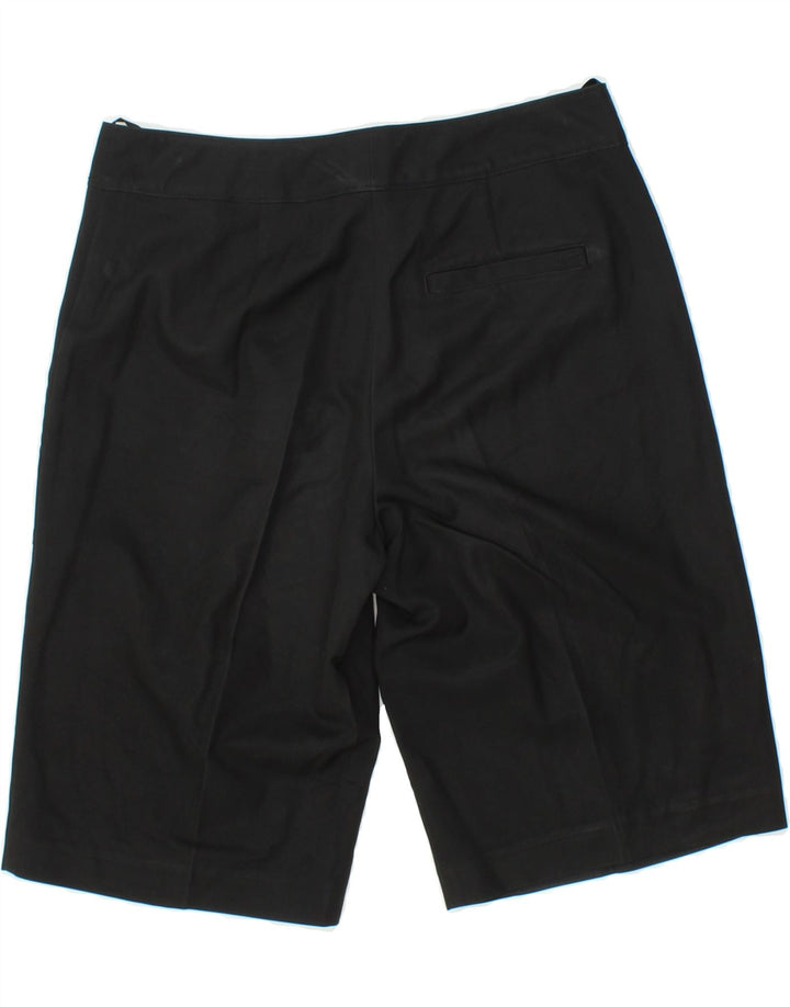 IZOD Womens Stretch Bermuda Shorts US 2 XS W25  Black Polyester Vintage Izod and Second-Hand Izod from Messina Hembry 