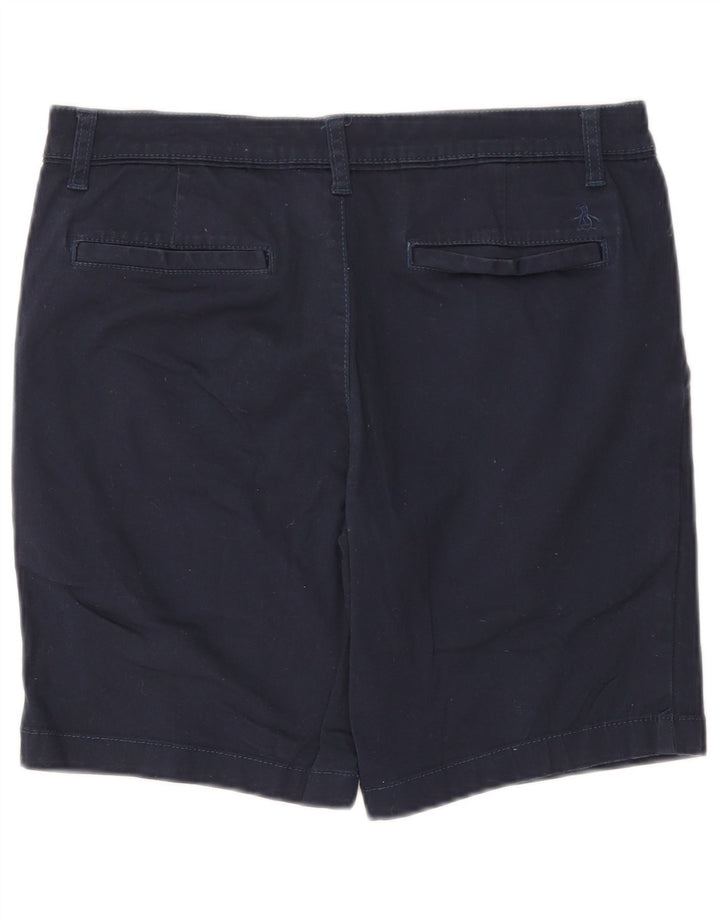Męskie spodenki Chino Penguin W36, duże, granatowe, bawełniane