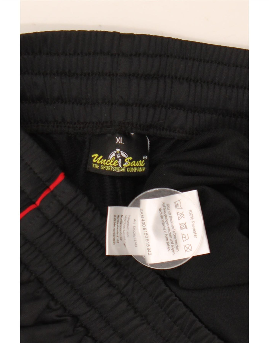 Męskie spodnie dresowe Uncle Sam Graphic Capri XL, czarny poliester