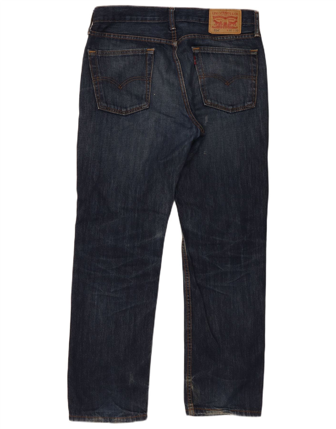 Męskie dżinsy Levi's 514 Straight W32 L30 Granatowa bawełna
