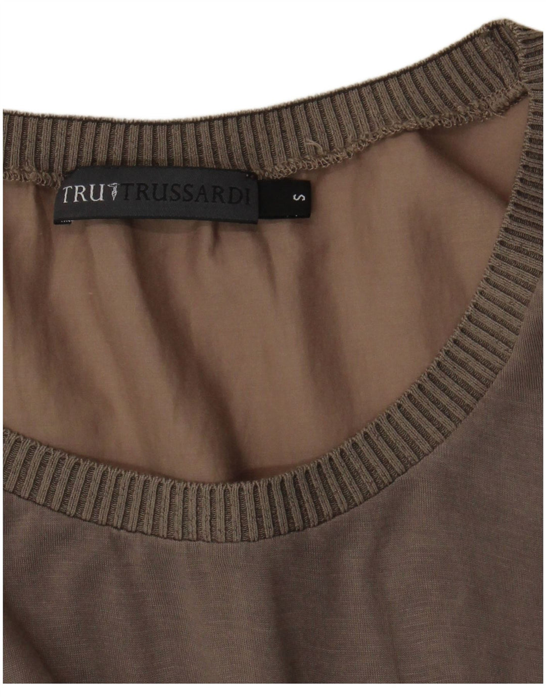 Damska koszulka Trussardi Jeans Top UK 10 Small Grey Colorblock