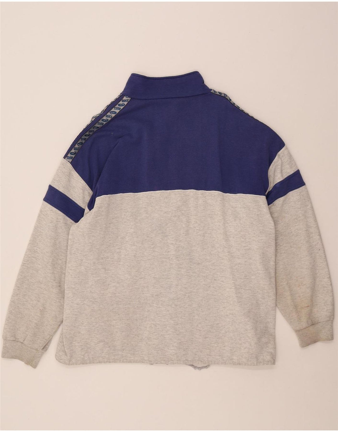 Męska kurtka dresowa ASICS z grafiką XL, w kolorze szarym