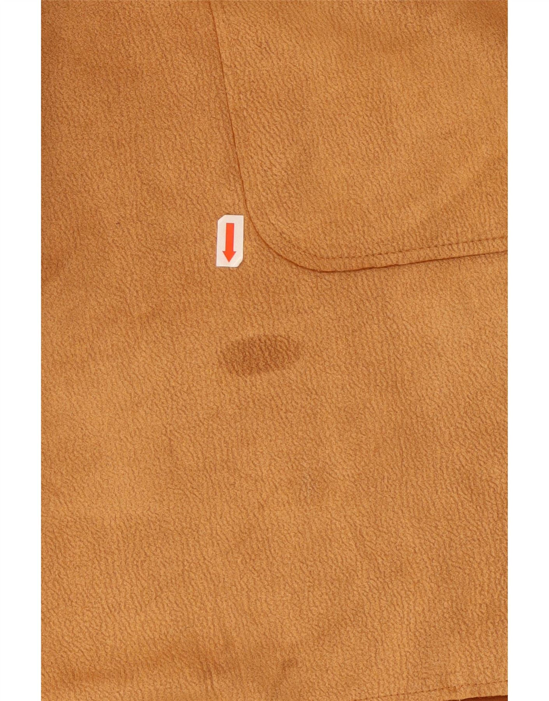 Damski sweter o przedłużonym fasonie Zara UK 16, duży, brązowy poliester