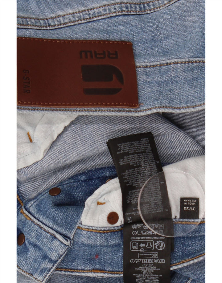 G-STAR Męskie dżinsy 3301 Slim W31 L32 Niebieska bawełna