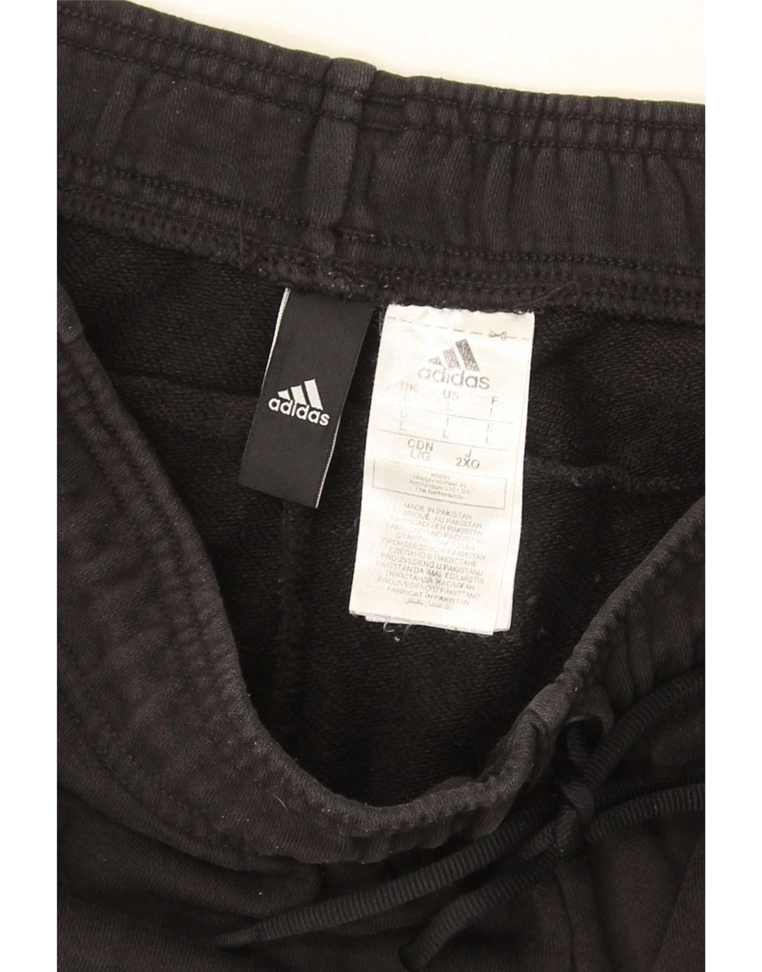 Męskie spodenki sportowe Adidas Graphic, duże, czarne, bawełniane