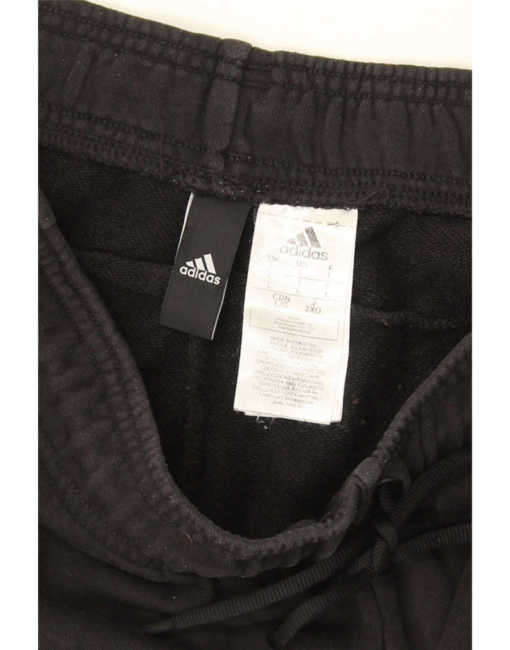 Męskie spodenki sportowe Adidas Graphic, duże, czarne, bawełniane