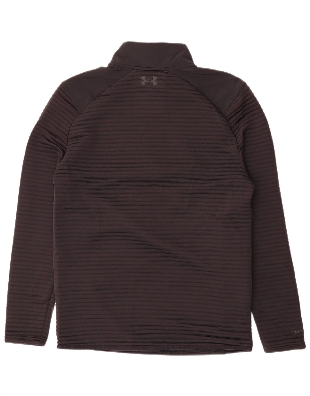 Męski dres z zamkiem błyskawicznym Under Armour, mały czarny poliester