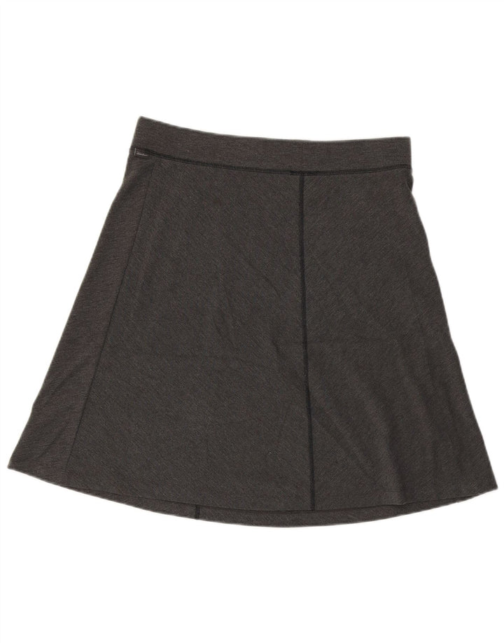 Damska spódnica w kształcie litery A Eddie Bauer, średnia W30, szary poliester