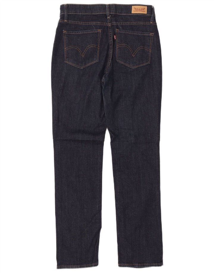 Damskie proste dżinsy Levi's US 6 Medium W28 L30 Granatowa bawełna