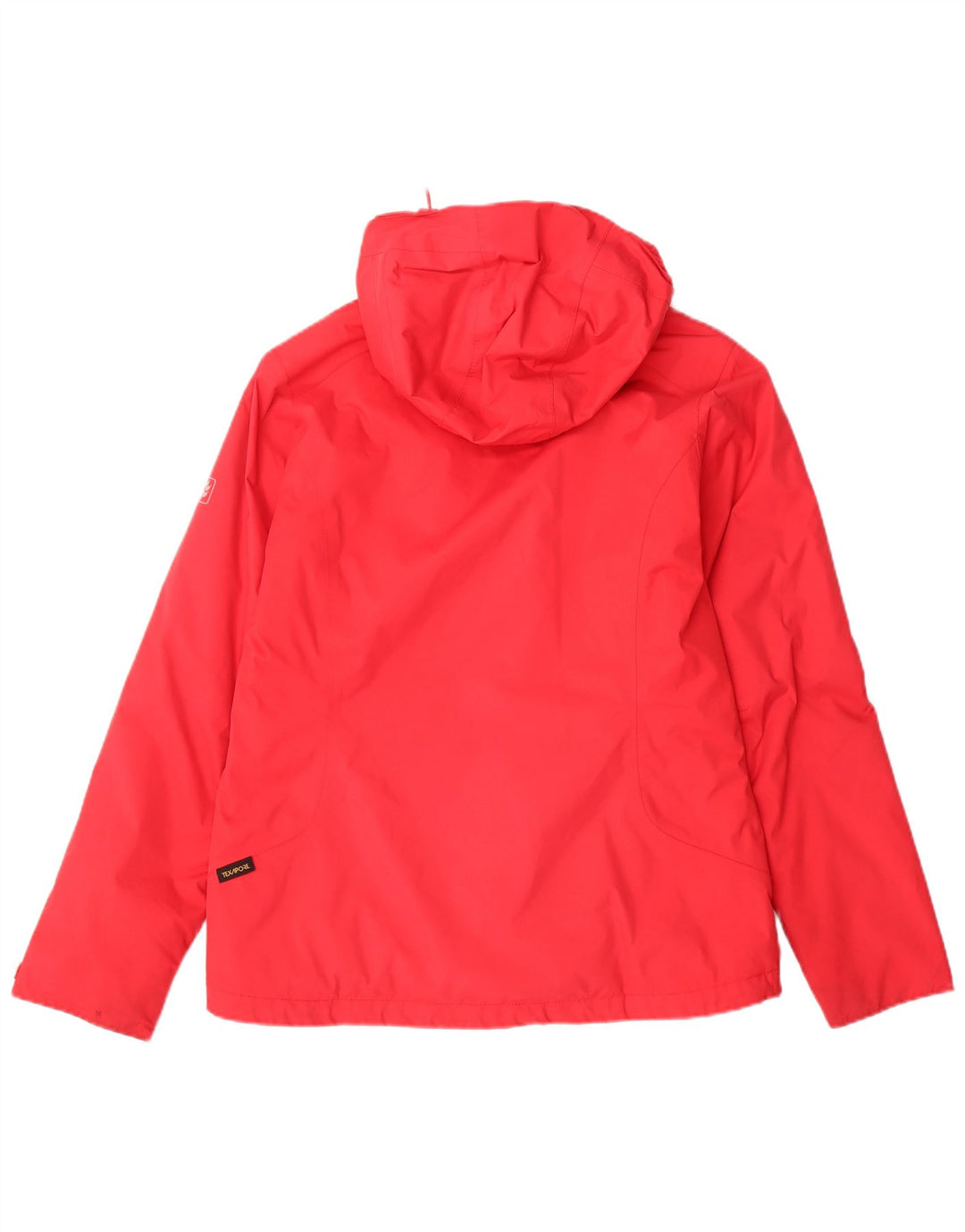 JACK WOLFSKIN Womens Hooded Windbreaker Jacket UK 10/12 Medium Red