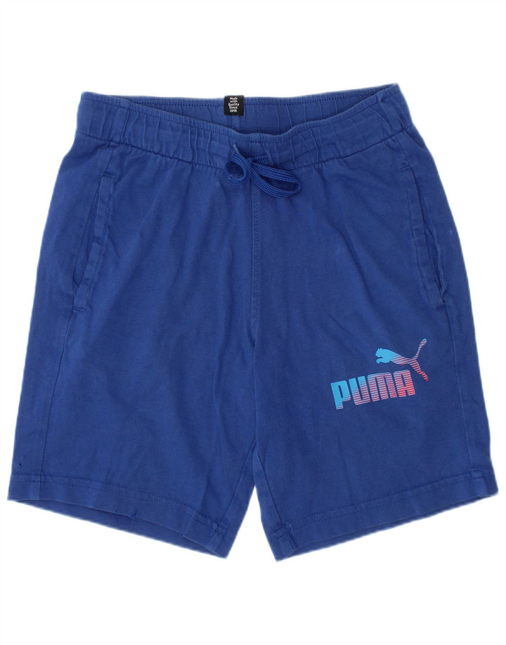 Chłopięce spodenki sportowe PUMA 7-8 lat, niebieskie