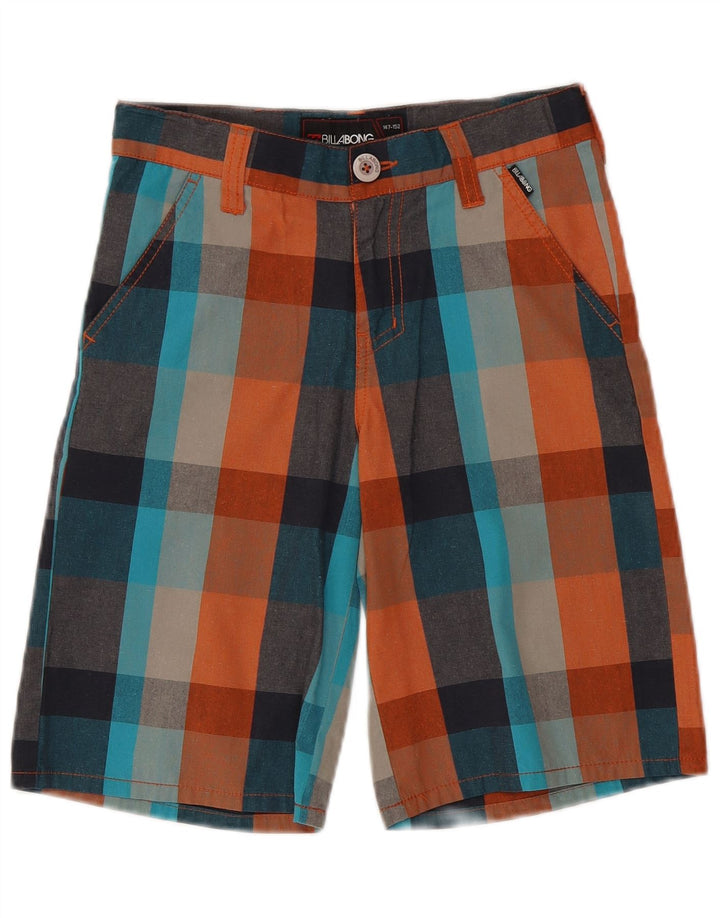 BILLABONG Boys Graphic Casual Shorts 11-12 Years W26  Multicoloured Check
