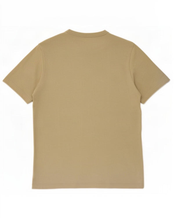 T-shirt męski Zara Top, średnio beżowy, bawełniany