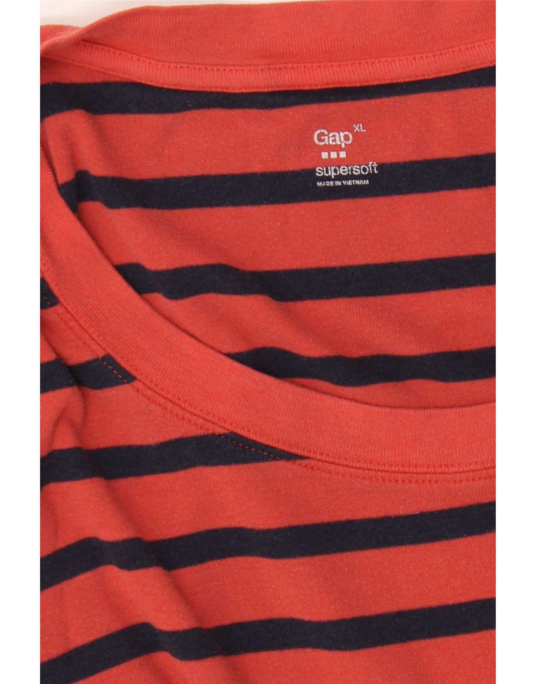 Damski top Gap z długim rękawem, UK 18 XL, w czerwone paski