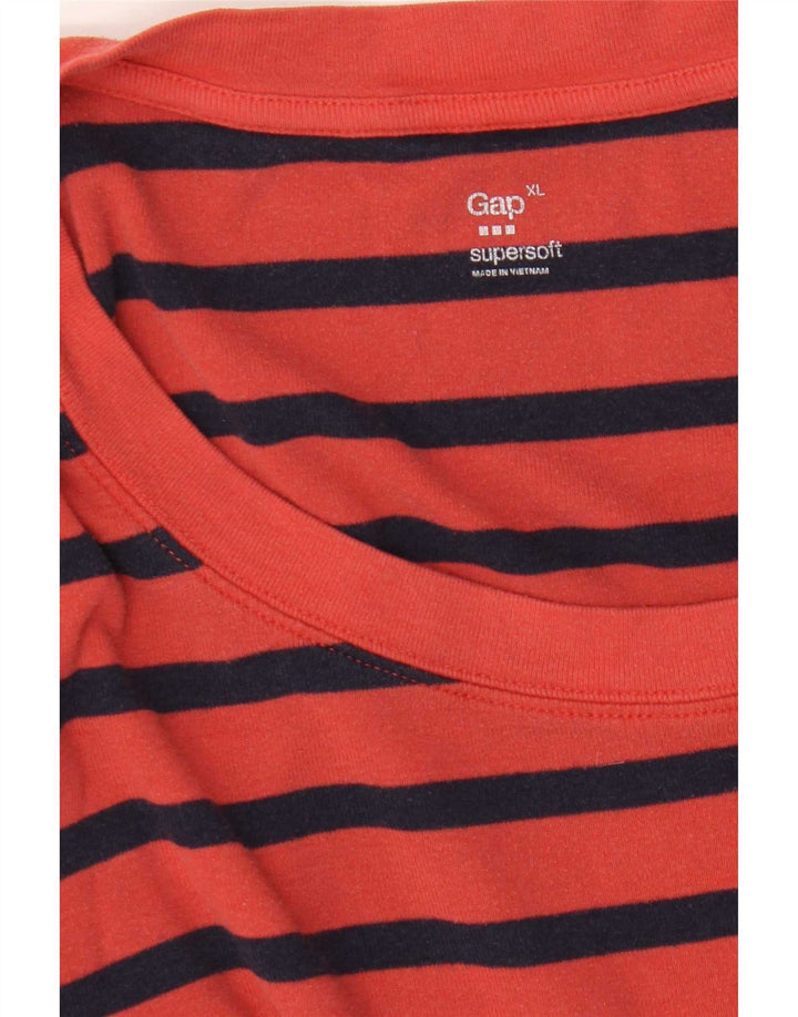 Damski top Gap z długim rękawem, UK 18 XL, w czerwone paski