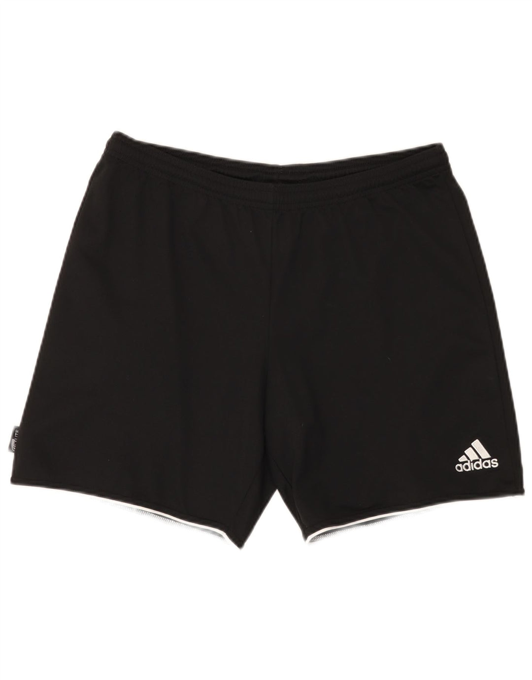 Męskie spodenki sportowe Adidas Climalite, średni czarny poliester