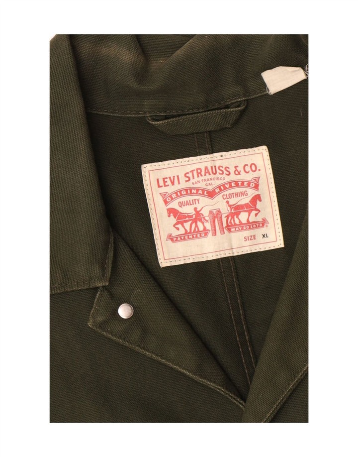 Męska kurtka użytkowa Levi's UK 42 XL, bawełniana khaki