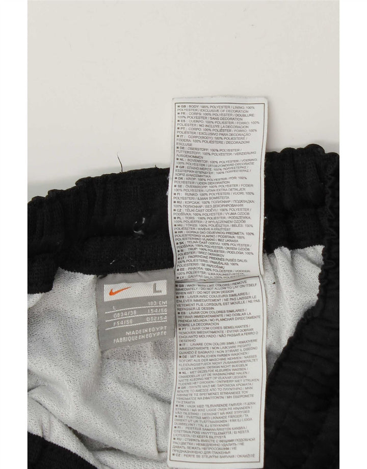Męskie spodenki sportowe Nike, duże, czarne, poliestrowe