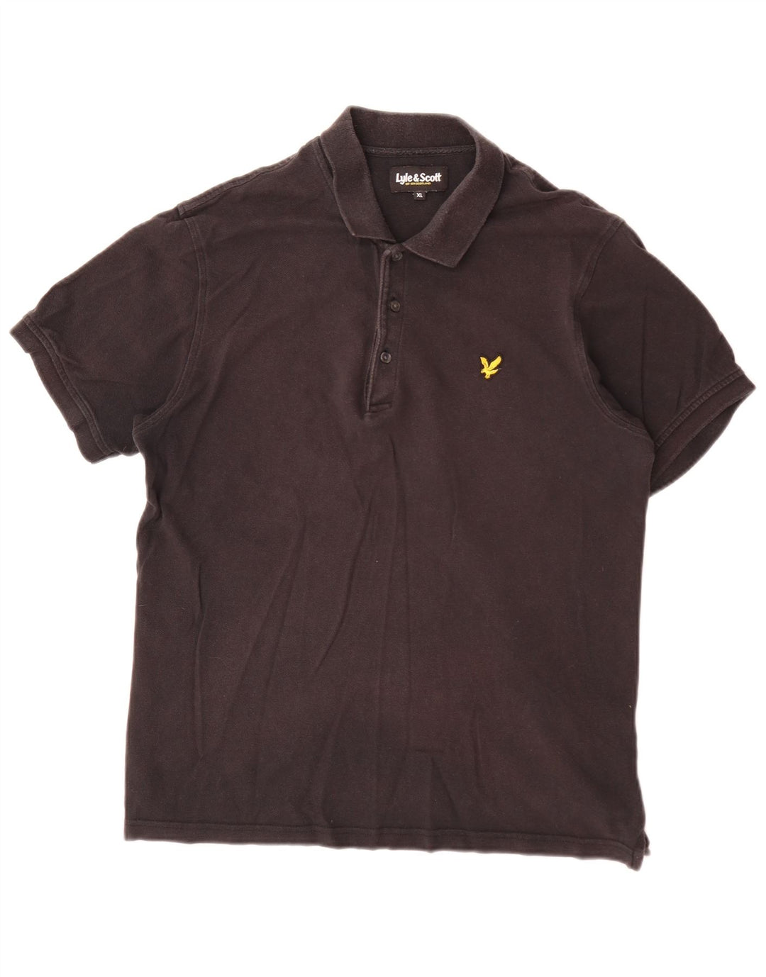 Męska koszulka polo Lyle & Scott XL, czarna, bawełniana