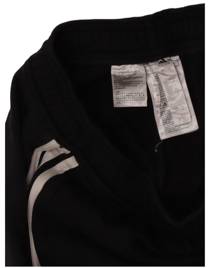 Męskie spodnie dresowe Adidas, małe, czarne, bawełniane
