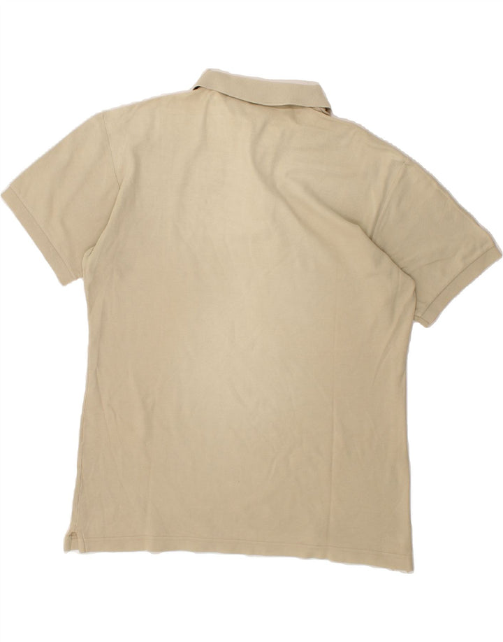 FILA Mens Polo Shirt IT 52 Large Beige Cotton Vintage Fila and Second-Hand Fila from Messina Hembry 