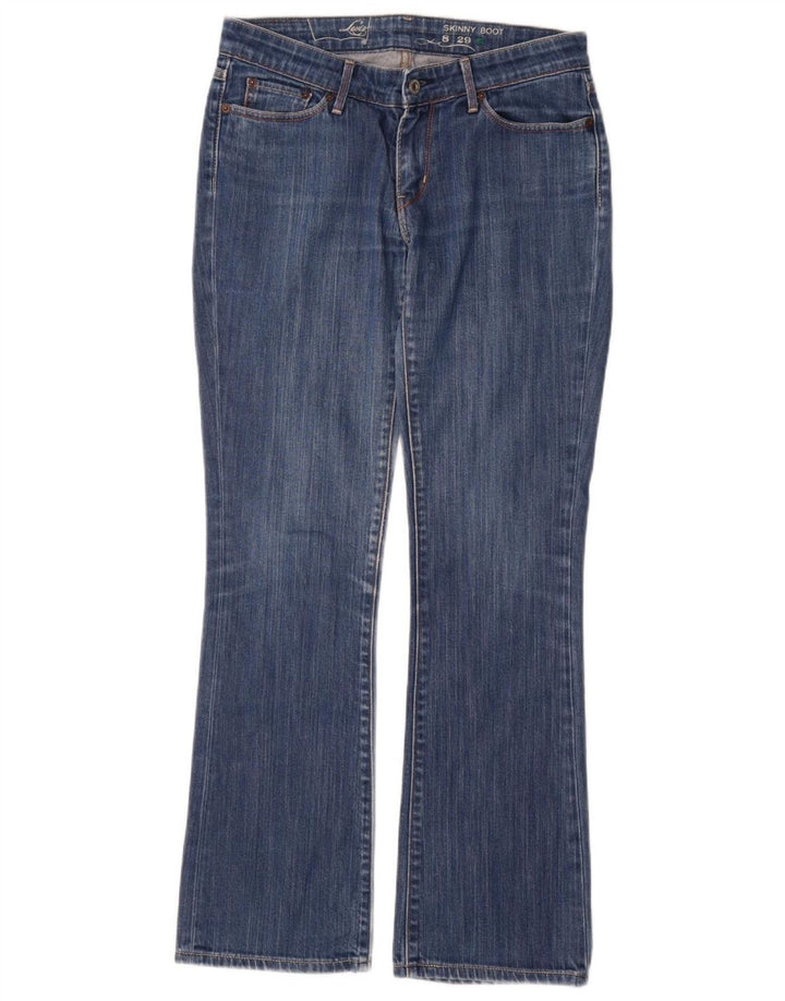 Damskie dżinsy Levi's Skinny Bootcut US 8 Medium W29 L32 Niebieskie