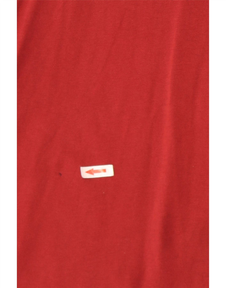 Męska koszulka t-shirt Vans o klasycznym kroju, XL, czerwona, bawełniana