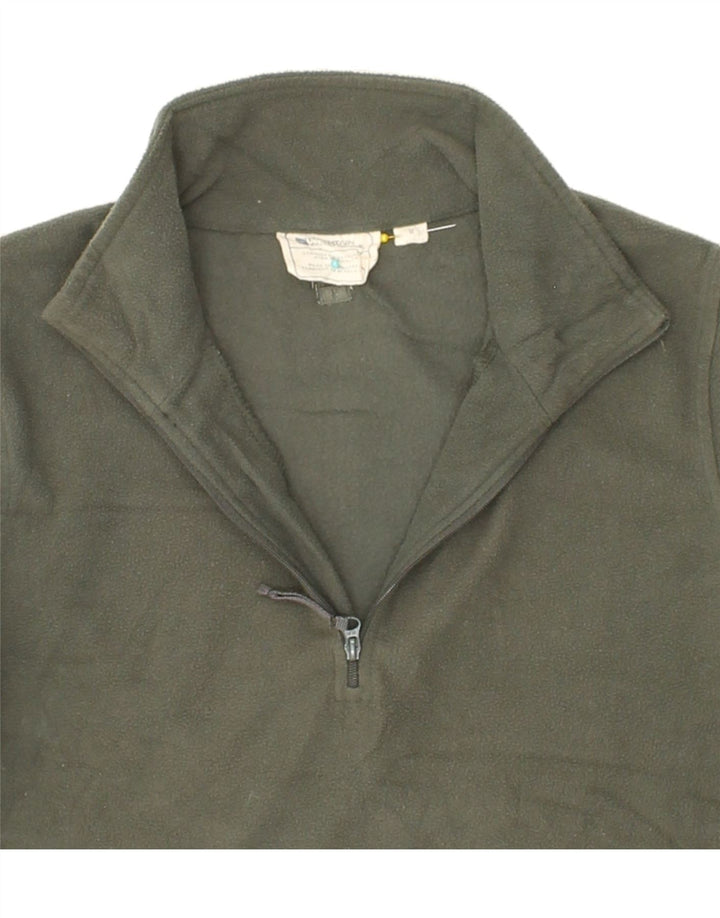 MOUNTAIN WAREHOUSE Womens Full Zip Fleece Jumper UK 12 Medium Green Vintage Mountain Warehouse and Second-Hand Mountain Warehouse from Messina Hembry 