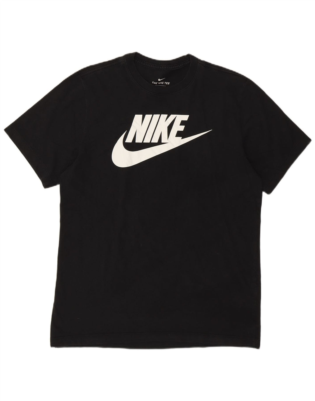 Męski T-shirt z grafiką Nike, średni czarny, bawełniany