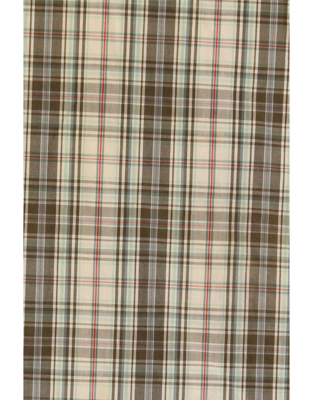 Męska koszula z krótkim rękawem LEVI'S, duża bawełniana krata khaki