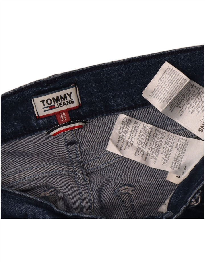Damskie jeansy rozkloszowane Tommy Hilfiger W26 L32 Niebieskie bawełniane