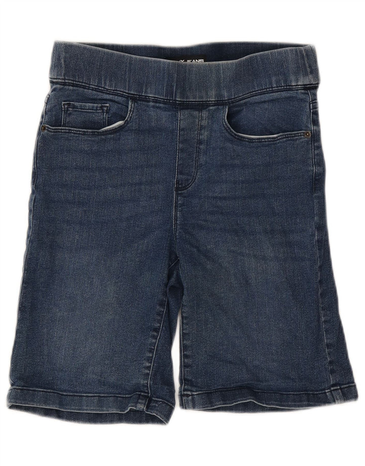 Damskie spodenki jeansowe DKNY małe W27 niebieska bawełna