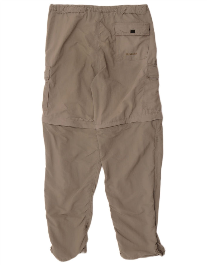 Męskie proste spodnie cargo Rohan, średnie W32 L30 Khaki, poliamid