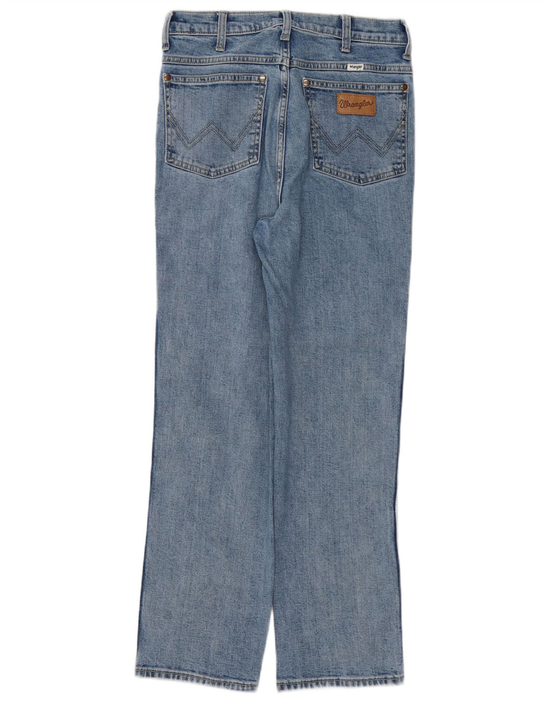 Damskie jeansy WRANGLER Wild West z wysokim stanem W27 L27 Niebieskie, bawełniane