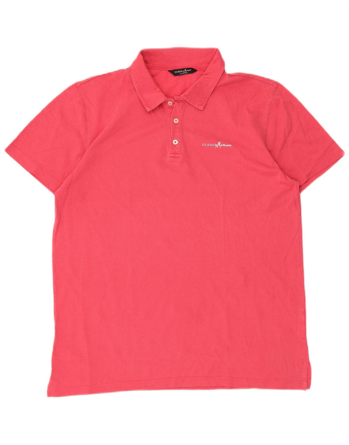 Męska koszulka polo Guess By Marciano, duża, różowa
