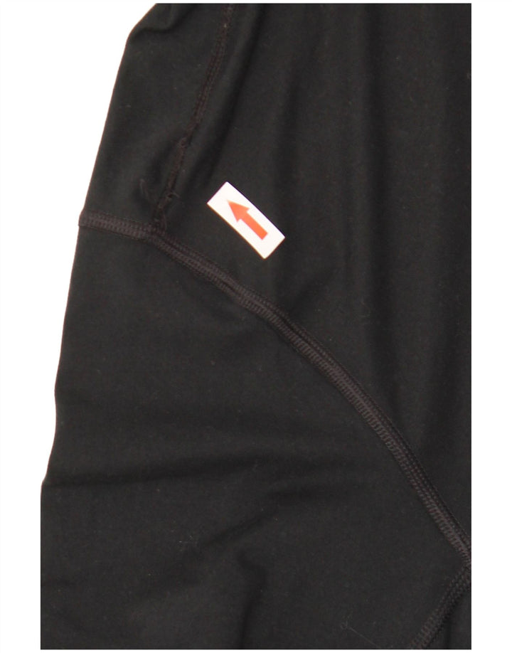 Męski dres Nike Dri Fit z zamkiem błyskawicznym na szyi, średni czarny poliester
