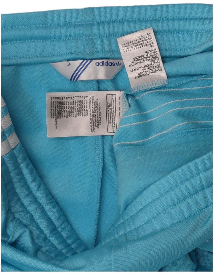 Damskie spodnie dresowe Adidas EU 36, małe, niebieskie, poliestrowe
