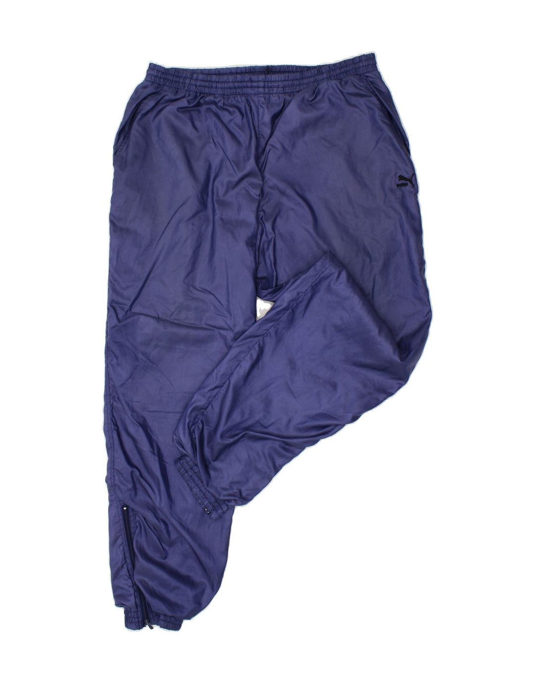 PUMA Mens Tracksuit Trousers Joggers Size 40 Medium Blue Polyamide Vintage Puma and Second-Hand Puma from Messina Hembry 