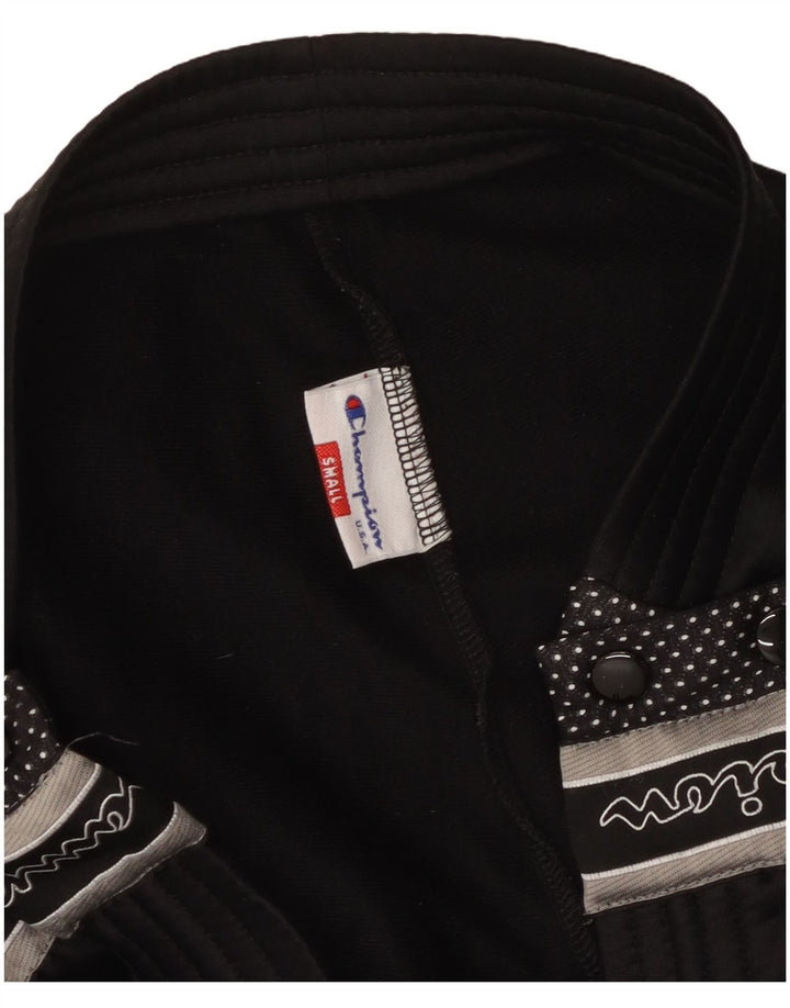 Męskie spodnie dresowe CHAMPION USA z grafiką, małe, czarne