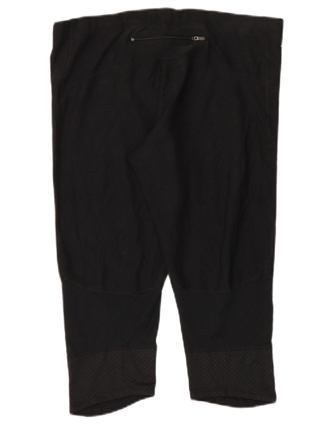 Damskie legginsy Nike Dri Fit Capri UK 18 XL, czarny poliester