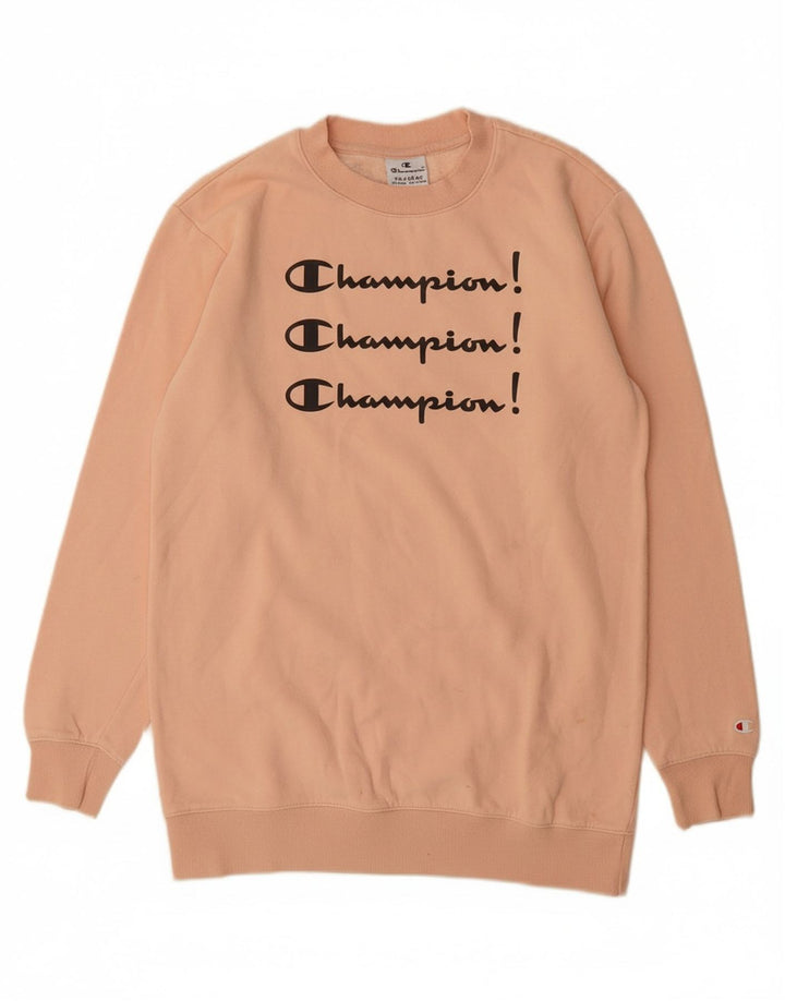 Dziewczęca bluza z grafiką CHAMPION 15-16 lat 2XL różowa