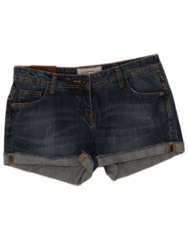 Damskie spodenki jeansowe Fat Face W32, duże, niebieskie, bawełniane